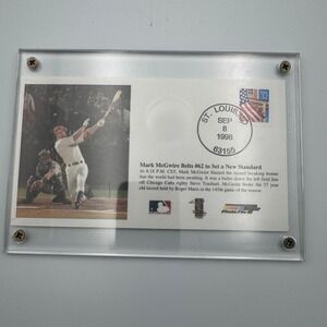 Mark McGwire #62 Home Run, Set New Standard,‎ 1998, MLB, Collectible Memorabilia